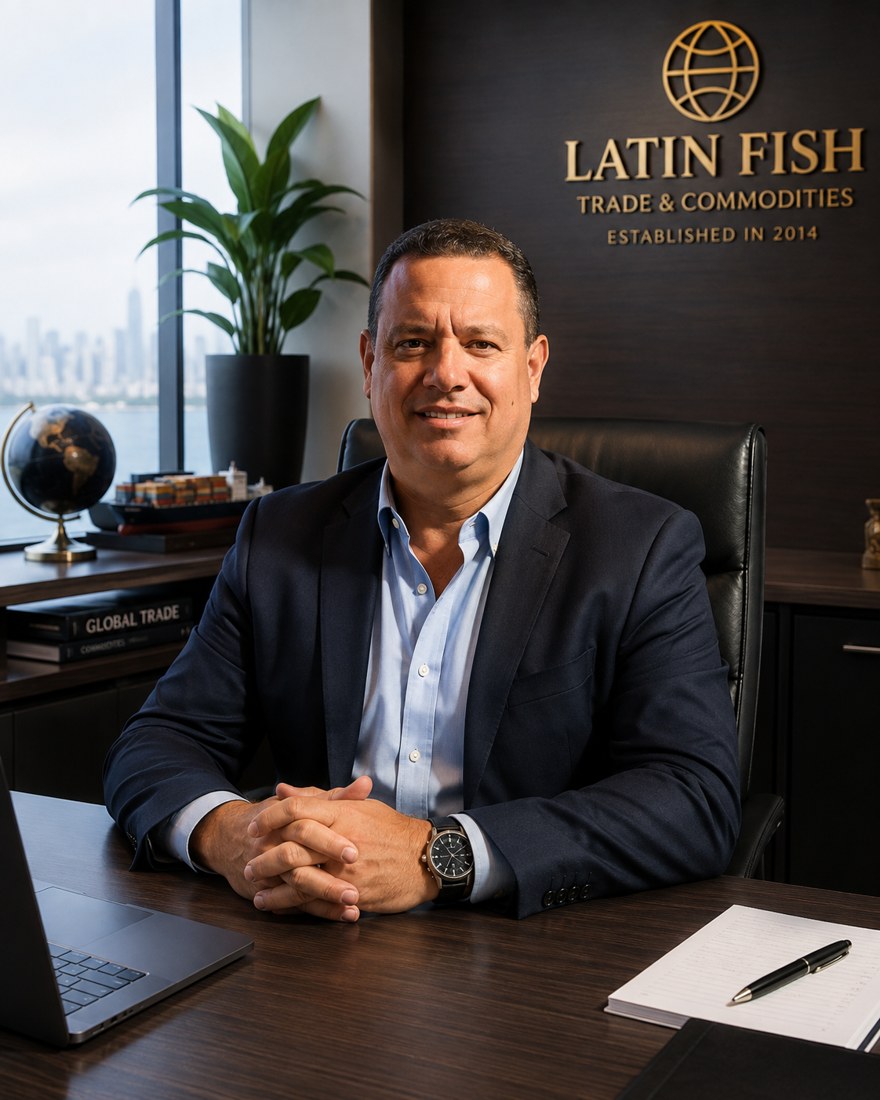 Eng. Erwin Lasso C., President of Latin Fish Inc.